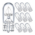 10 X Signal Lamp Glass T10 W5W 501 194 12V 5W/3W W2.1x9.5d Single Filament Car Bulb Auto Light. 