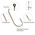 ICERIO 50PCS/100PCS Standard 1X Long Shank Fly Hook Dry&Wet&Nymph&Shrimp Caddis Pupa Streamer Fly Hook Fly Tying Fishing hook. 