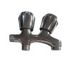 Double bib cock tap faucet brass premium quality bathroom kitchen washroom. 
