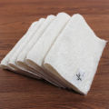 1/5PCS Natural Bamboo Fiber Thickened Cleaning Cloth White Dish Towel Kitchen Scouring Pad Easy To Clean Bathroom Rags Dishcloth. 