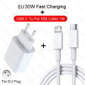PD 30W USB C Fast Charging For iPhone 13 12 11 14 Pro Max 7 8 Plus Mini XS XR X Quick Charge USB Type C Cable For iPhone Charger. 