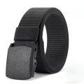 Nylon Belt Automatic Buckle Outdoor Multifunctional Tactical Canvas Belts Light Comfortable Non-metal Belt. 