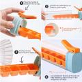 Food Grade Silicone Ice Cube Mold with One‑Press Storage Box Whiskey Ice Cube Maker for Home Bar Kitchen Tools. 