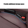 1 Pair Universal PU Car Seat Gap Stuff Side Seam Car Gap Filler Leakproof Seat Gap Storage Organizer Car Interior Accessories. 