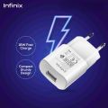 100% Infinix Original 18w Charger Adaptor for Note 8 - 10 Pro - 11 - Hot 11 Nfc 12 11s Hot 11s Hot 11 Zero X Pro Neo 11 pro Zero 5 Zero 8. 