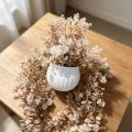 Premium Artificial Hanging Plant with Textured White Pot & Rope - Realistic Trailing Creeper Vines for Balcony, Living Room Wall Decor, Window, and Ceiling Hanging Planter. 
