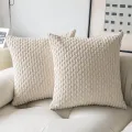 Striped Throw Pillow Cover Boho Corduroy Cushion Cover From Sofa Living Room Christmas White Beige Cushion cover Home Decro. 