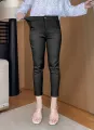 350,000 like hot sale AB skinny black 9 points stretch pants for women-clothing, girl clothing, women jeans, Lady shorts jeans. 