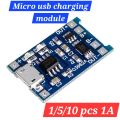 1 / 5/10 pcs TP4056 Lithium Battery Charger and Protection board Module 18650 Arduino Nodemcu. 