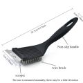 8Inch Grill Brush Stainless Steel Wire Extra Strong Cleaning Brush Heavy Duty Grill Brush Cleaner for Outdoor Home Cooking Tools. 