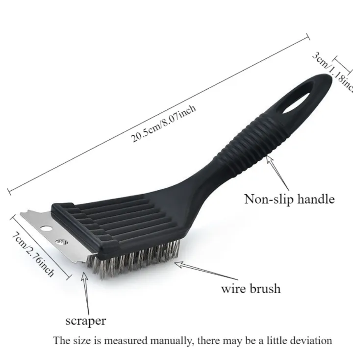 8Inch%20Grill%20Brush%20Stainless%20Steel%20Wire%20Extra%20Strong%20Cleaning%20Brush%20Heavy%20Duty%20Grill%20Brush%20Cleaner%20for%20Outdoor%20Home%20Cooking%20Tools%20-%20Image%204