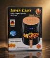 Silver Crest 6L Extra Large Capacity Air Fryer - 2400W Digital Touch Screen - Oil-Free Healthy Cooker-Wholesale Buy Choice.