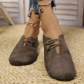 2026 Spring/Autumn New Slip-On Casual Shoes for Women - Large Sizes Minimalist Flat Sole Shoes, Versatile Commuter Shoes.