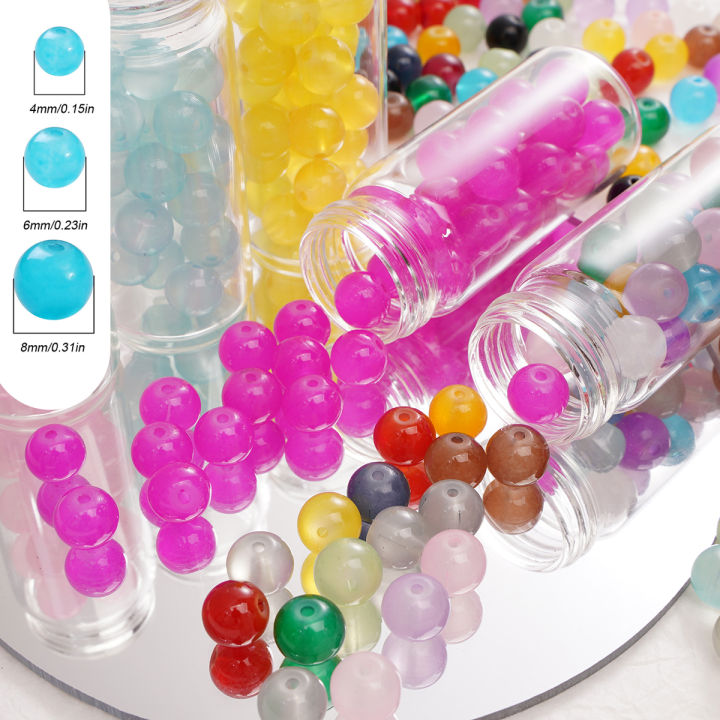 100/500pcs%20Glass%20Round%20Beads%20Multicolour%204/6/8mm%20Loose%20Round%20Beads%20For%20Jewelry%20Making,%20DIY%20Friendship%20Bracelets%20Beading%20Kits%20-%20Image%204
