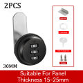 Combination Cabinet Lock Black/Silver Zinc Alloy Password Locks Security Home Automation Cam Lock For Mailbox Cabinet Door. 