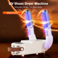 Shoe Dryer UV Shoe Sterilization Intelligent Timer Shoe Dryer Eliminate Odor Socks Boot Deodorizer Foldable Shoe Heating Dryer. 