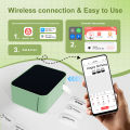 Marklife P15 Thermal Label Printer Similar as D11 D110 D101 Labeling Machine Wireless Bluetooth Label Maker With Label Sticker. 