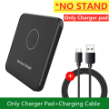 30W Wireless Charger Pad Stand Desktop Ultra-thin Mobile Phone Fast Charging Dock Station For iPhone 15 14 13 12 Samsung Xiaomi. 