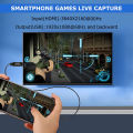 USB 2.0 Video Capture Card HD 4K To 1080p HDMI-compatible Game Grabber Recorder for PC PS4 DVD Camera Recording Live Streaming. 