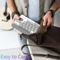 AULA F3261 Type-C Wired Hot Swappable 61 Keys RGB Mechanical Keyboard(White Grey ). 