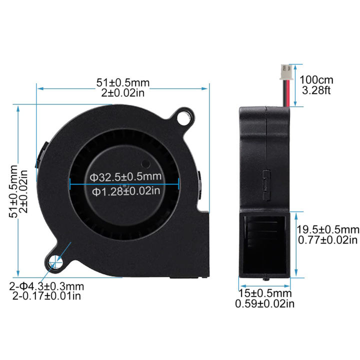 DC%205V%2012V%2024V%2050x50x15mm%20Brushless%20Centrifugal%20Cooler%202Pin%20Radial%20Fan%205015%20Turbo%20Blower%205cm%2050mm%20Radiator%20for%203D%20Printer%20Cooling%20-%20Image%205