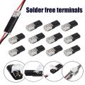 20/30/50pcs Car Electrical Connector Wire Cable Automotive Electrical Connectors Strip Terminal Connection 2 Pin Way Plug. 