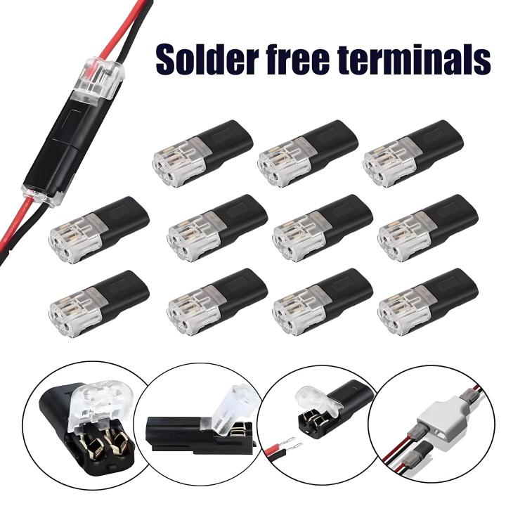 20/30/50pcs%20Car%20Electrical%20Connector%20Wire%20Cable%20Automotive%20Electrical%20Connectors%20Strip%20Terminal%20Connection%202%20Pin%20Way%20Plug%20-%20Image%202