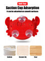 1pcs Kids Red Crab Spit Bubble Machine Baby Bath Toys Kids Bathtub Water Play with Music,Surprise gift for boys girls. 