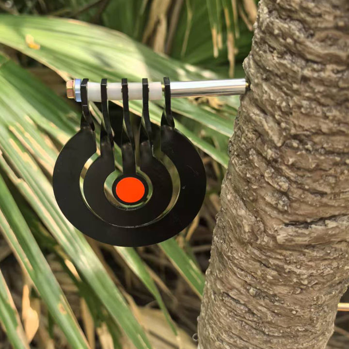 Shooting%20practice%20with%20a%20three%20-%20ring%20tree%20-%20inserted%20rotating%20pendulum%20target%20made%20of%203%20-%20millimeter%20-%20thick%20metal%20-%20Image%204