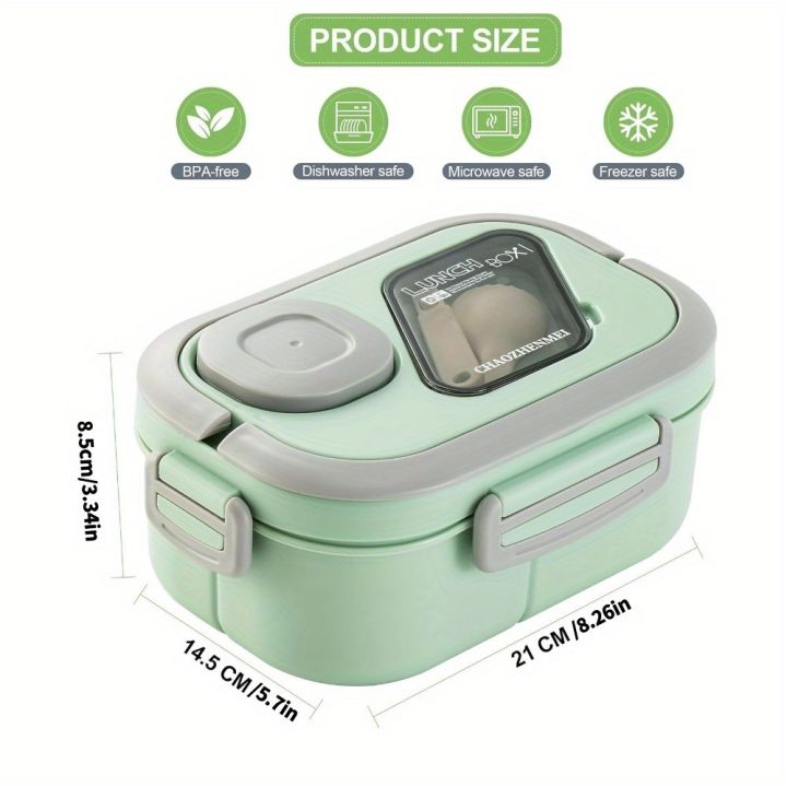 1PC%20Convenient%20Insulated%20Lunch%20Box,%20European%20Oval%20Sealed%20Fresh-keeping%20Lunch%20Box,%20Double-layer%20Household%20Adult%20Bento%20Box%20-%20Image%205