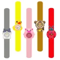 Cute Kids Slap Watches Cartoon 3D Animal Silicone Children Watches Student Clock Baby Kindergarten Prize Gifts. 