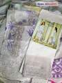 Embiodary Cutwork / panel Unstitched Cotton Three Piece Salwar Kamiz (3 Piece) - 3 Pice Dress. 