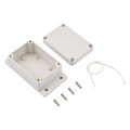 ABS plastic case grey waterproof electronic project box DIY case with ears waterproof case instrument box electrical supplies.