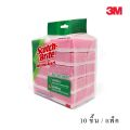 3M Scotch Brite sponge with pink color. 