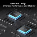 Hagibis 80Gbps M.2 NVMe SSD Enclosure Compatible with Thunderbolt 5/4/3/USB4 External SSD Up to 8TB for 2230/2242/2260/2280 SSDs. 
