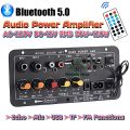 D10 Bluetooth Audio Amplifier Cabinet Type 30W-120W AC-220V DC-12V Echo USB MIC FM Radio TF
Support Dual Microphone Bluetooth 5.0 Amplifier Subwoofer for 4Ohm Speaker No Need Power Adapter. 