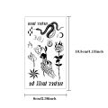 10pcs Waterproof Temporary Tattoo Sticker Dark Small Symbol Emoticon Flower Skull Body Art Arm Fake Tattoos Women Men Neck Hand. 