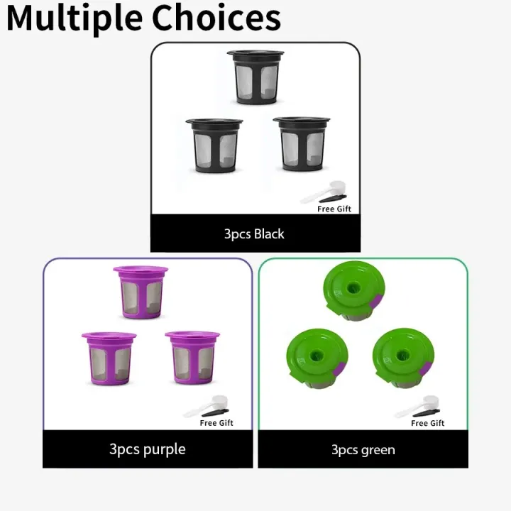 3pcs%20Reusable%20K%20Cup%20Coffee%20Filters%20Integrated%20Mesh%20Strainer%20Refillable%20For%20Keurig%202.0%201.0%20Mini%20Plus%20Select%20Single-Cup%20Machines%20-%20Image%206