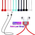 Magnetic Anti-Lost Silicone Earphone Rope Holder Cable For AirPods 3 Pro 1 2 Wireless Bluetooth Headphone Neck Strap Cord String. 