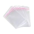 50-Pcs- Resealable Transparent Plastic Bags Bopp Poly Self Adhesive Seal Jewellery Making Bag multiple sizes. 