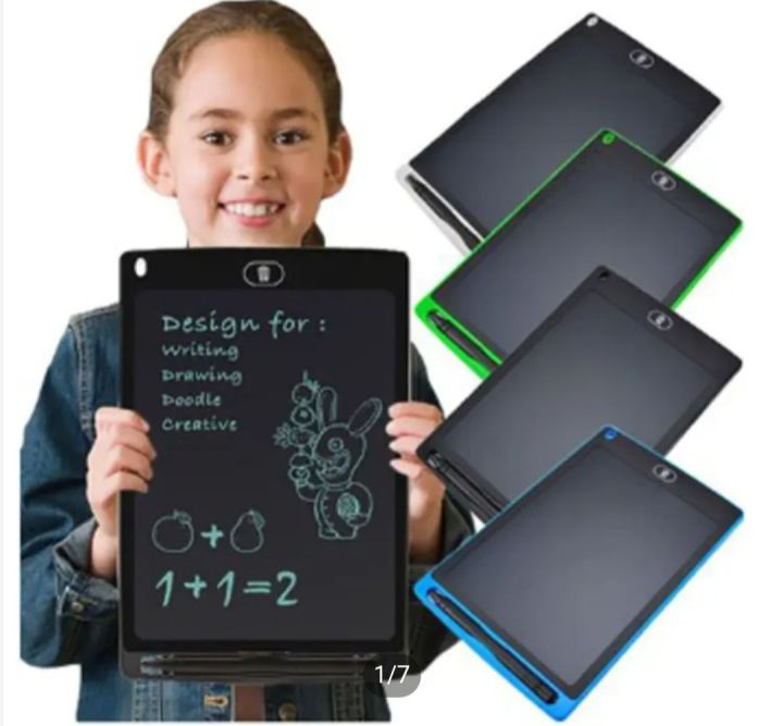 Lcd Writing Tablet Multi Color Drawing Digital Board Erasable 8.5 inch Kids Writing Tablet Educational Slate Board Digital Memo Pad Erasable Writing Board For Kids