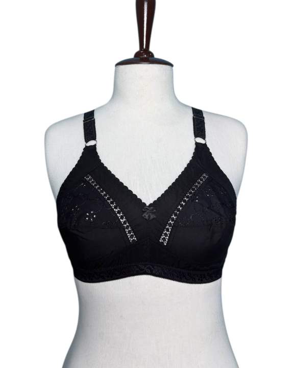 Soft%20Cotton%20Embroided%20Bra%20For%20Women%20With%20Support%20Belt,%20Fancy%20Cotton%20Brazier%20-%20Image%203