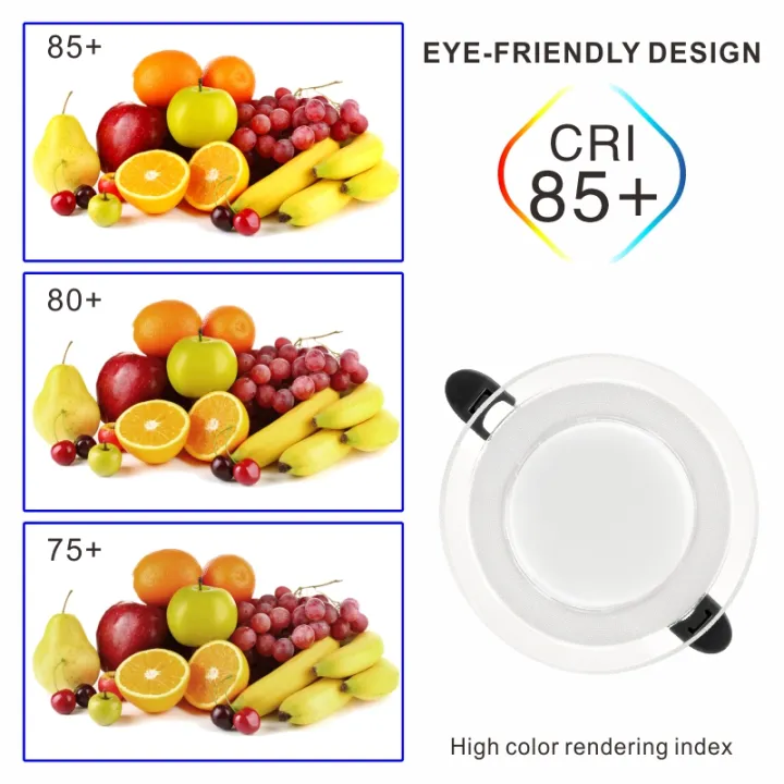 10pcs/lot%20LED%20Downlight%206W%20LED%20Lamp%20220V%20Spotlight%20Recessed%20Round%20Panel%20Light%203%20Colors%20Changeable%20Indoor%20Lighting%20Down%20Light%20-%20Image%205