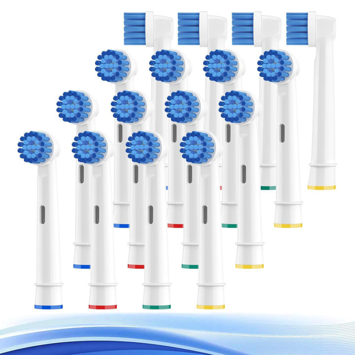 4/8/12/16/20%20Pack%20Sensitive%20Gum%20Care%20Soft%20Bristle%20Replacement%20Brush%20Heads%20Compatible%20with%20Oral%20b%20Braun%20Electric%20Toothbrush%20-%20Image%207