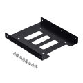 2.5 to 3.5 Inch Metal SSD/HDD Adapter Bracket with SATA for PC Case & Mobile Use - Portable Hard Drive Mounting Kit. 