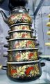6 piece Reoona cookware set with 1.5 liter Kattal. Multicolor Available. 