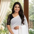 Women's Beautiful Saree in White Color. 