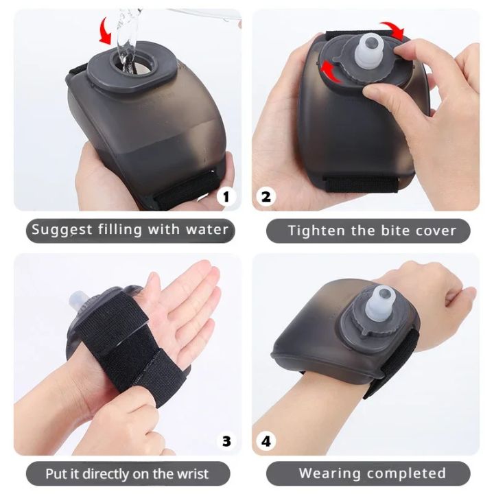 Outdoor%20Sports%20Wrist%20Kettle%20200ml%20Hydrating%20Gadget%20for%20Cycling%20Marathon%20Camping%20Rock%20Climbing%20Portable%20Hands%20Free%20Water%20Bottle%20-%20Image%204