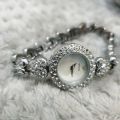 (L). Sekonda Elegance Women's Swarovski Set Bracelet Watch - 4115 ( 3 Rhinestone missing). 