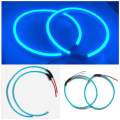 2PCS Three Wheel Head Light Ring LED Neon Flexible Light. 
